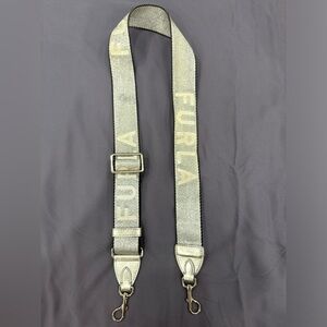 Furla purse thick strap silver